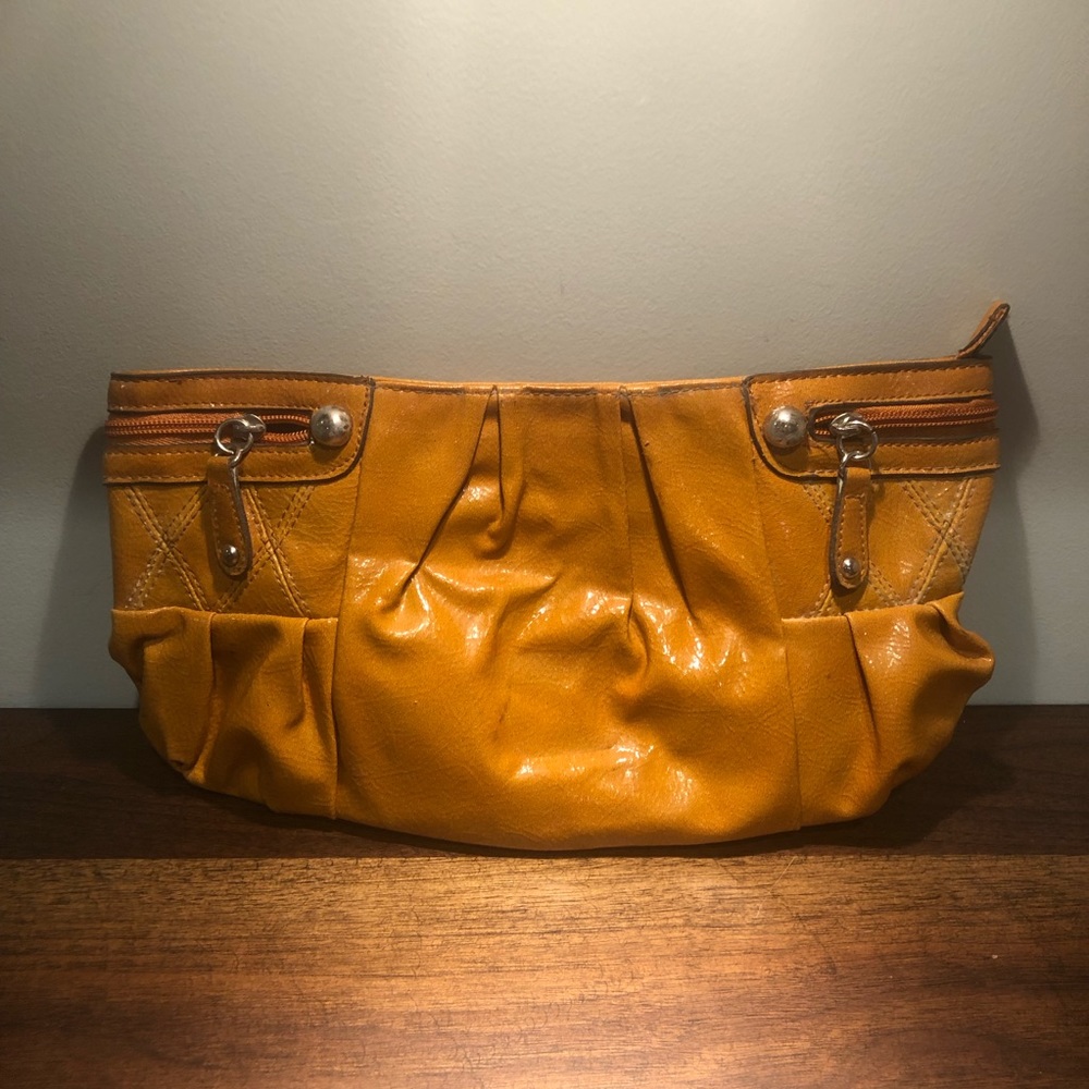 Mustard Yellow Clutch